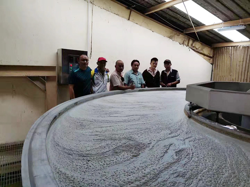 印尼气浮机安装现场